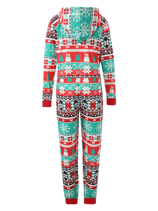 Pijama Navideño con Capucha para Toda la Familia - Conjunto Coordinado Padre e Hijo - Image 15