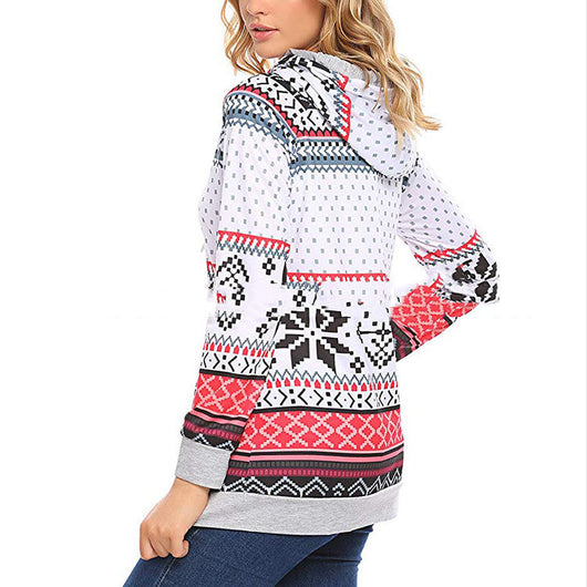 Sudadera Navideña con Doble Capucha para Mujer - Image 12