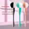 Pincel para Pó Cintura Pequena Cabeça Redonda Dupla Cor