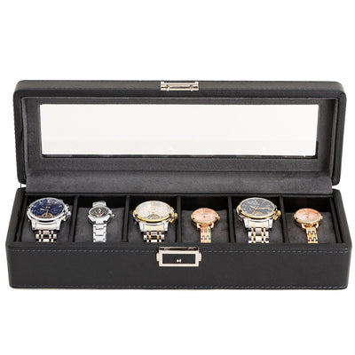 Caja de Almacenamiento para Relojes de Lujo con Patrón de Lichi - 3, 6 o 12 Compartimentos - Image 32