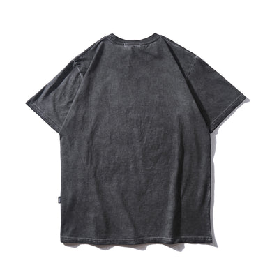 Camiseta Holgada Hip-Hop con Estampado Urbano Tendencia - Image 8