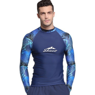Traje de Baño Protector Solar de Manga Larga para Hombre - Image 2