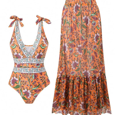 Traje de Baño Enterizo Étnico para Mujer - Image 8