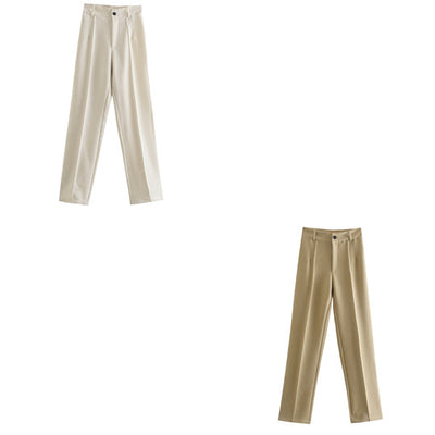 Pantalón Multicolor Cintura Alta Pierna Ancha para Mujer - Image 14