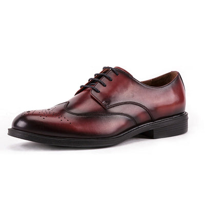 Zapatos de Cuero Casuales con Cordones para Hombre - Image 3