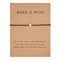 Adjustable Bracelet Paper Card Five Pointed Star Braid Negro Crown