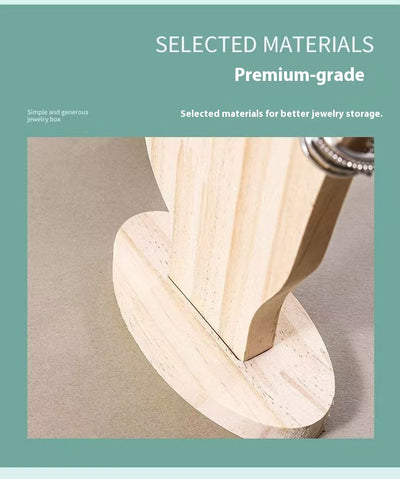 Estante Exhibidor de Joyas Modelo Palma - Organizador de Madera - Image 11