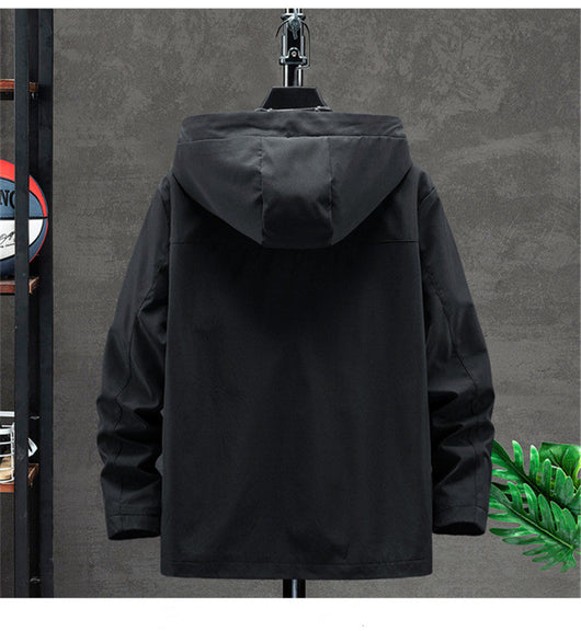 Chaqueta Hoodie Suelta Versátil para Hombre - Image 7