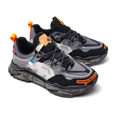 Zapatos Deportivos Casuales con Diseño Combinado - Estilo Dad Shoes