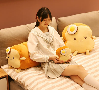 Almohada Peluche Pan Tostado - Cojín Gigante Suave para Dormir - Image 13