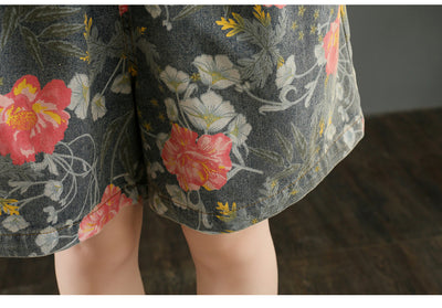 Pantalones Vaqueros Estampados Anchos de Tiro Alto para Mujer - Colección Verano - Image 13