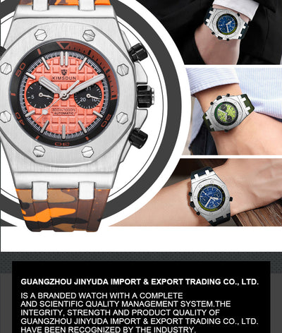 Reloj Deportivo para Hombre Automático Resistente al Agua con Correa de Silicona - Image 19