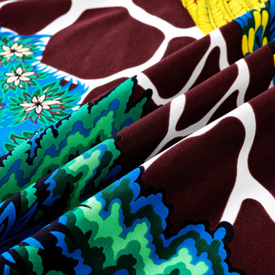 Pañuelo Estampado Selva 90cm - Diseño Artesanal Elegante