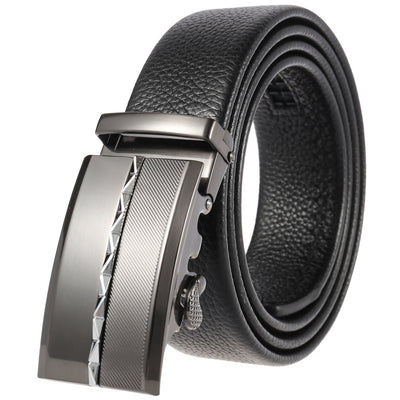 Cinturón de Cuero para Hombre con Hebilla Automática - Image 31
