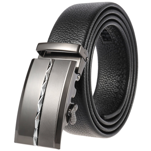 Cinturón de Cuero para Hombre con Hebilla Automática - Image 31