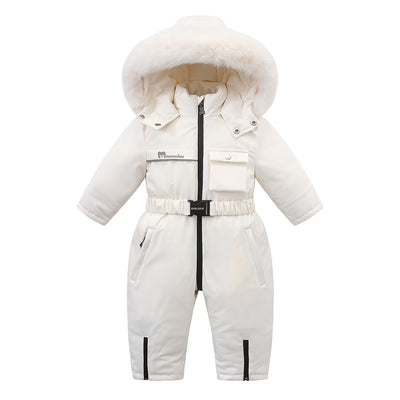 Traje de Esquí Infantil con Forro Polar para Otoño e Invierno - Image 4
