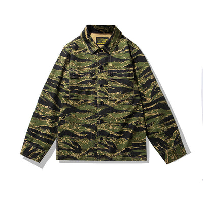 Camisa de Trabajo Manga Larga Patrón Tigre - Image 15
