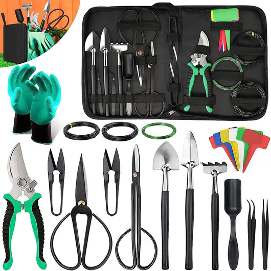 Kit Completo de 24 Herramientas para Bonsái - Modelado y Mantenimiento Profesional - Image 12