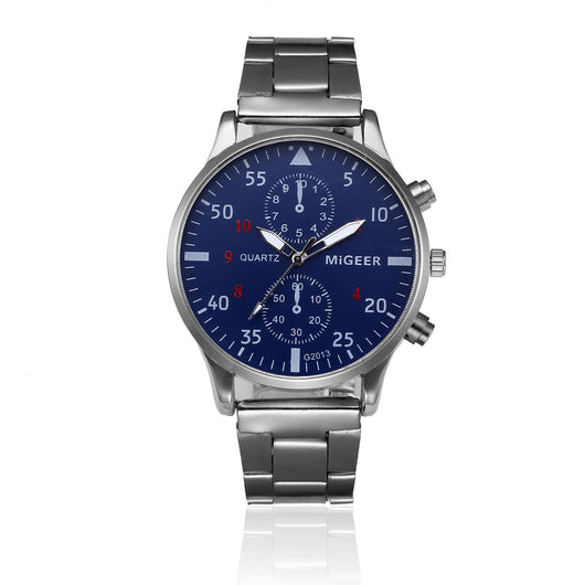 Reloj Deportivo de Acero Inoxidable para Hombre con Movimiento de Cuarzo - Image 7