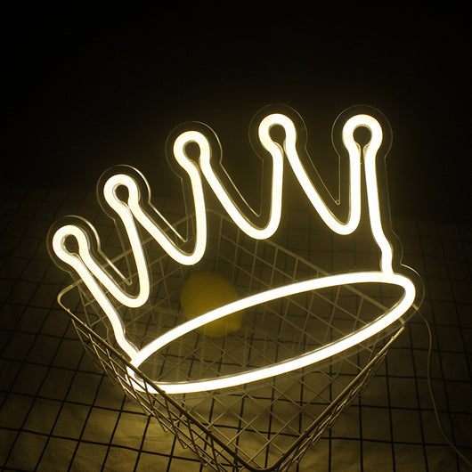 Corona Luminosa Neon LED - Decoración de Luz Atmosférica Personalizable - Image 5