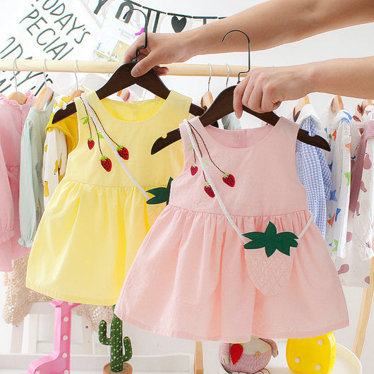 Vestido Verano para Bebé Niña 1-3 Años con Tirantes Ajustables - Image 3