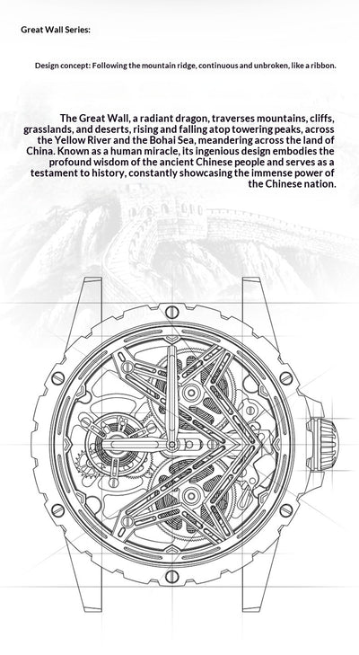 Reloj Mecánico Tourbillon Serie Gran Muralla - Image 21