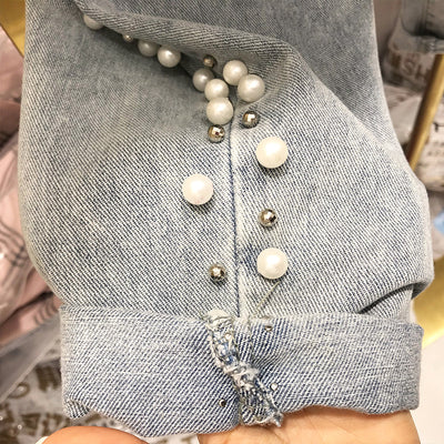 Jeans de Cintura Alta Rectos Anchos y Versátiles para Mujer - Image 7