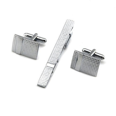 Set de 4 Piezas: Pasador de Corbata y Gemelos Elegantes - Image 3