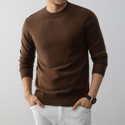 Suéter Minimalista de Cuello Redondo para Hombre - Image 12