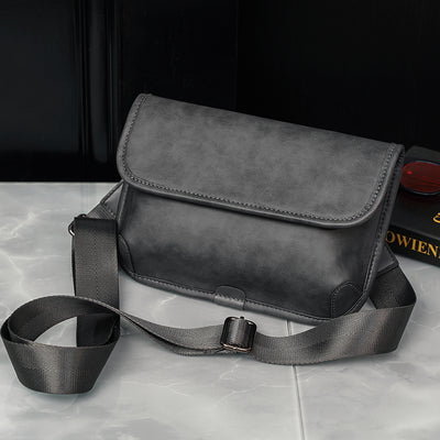Bolso de Hombro Cuadros Piel Auténtica Estilo Urbano - Image 11