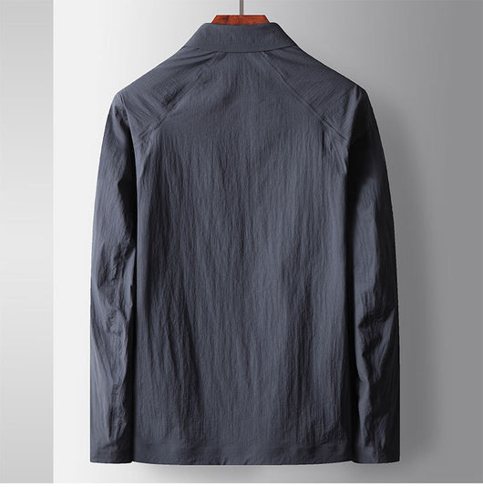 Chaqueta Hombre Primavera Verano Solapa Costura Invisible - Image 13