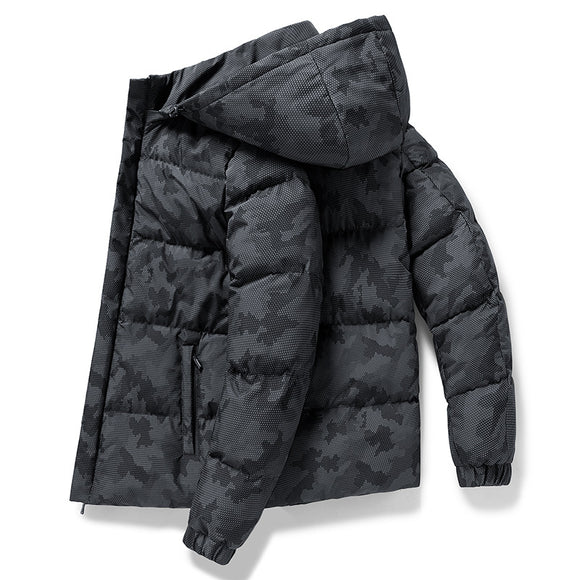 Abrigo Cargo Camuflaje para Hombre - Estilo Casual Versátil