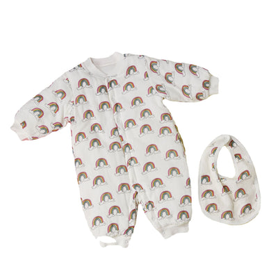 Pijama de Algodón para Bebé con Piernas Divididas - Calidez y Comodidad - Image 12