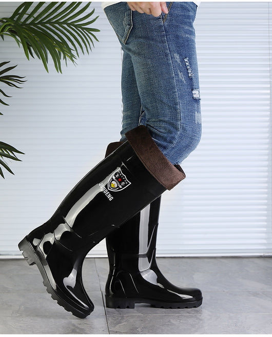 Botas de Lluvia Altas para Hombre - Calzado Impermeable Tubo Largo - Image 16