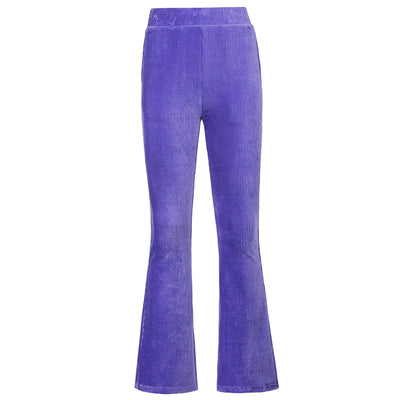 Pantalones de Pana Cintura Alta con Bolsillos - Corte Relajado y Slim - Image 11