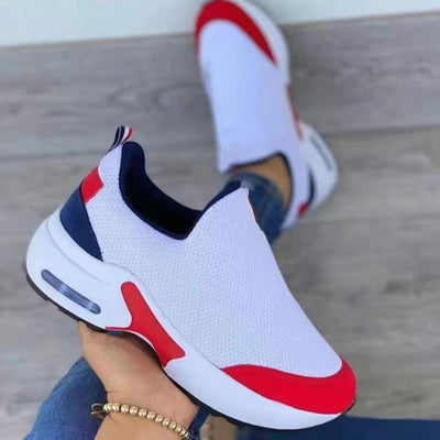 Tenis Deportivos de Punto Elástico con Punta Redonda para Mujer - Image 2