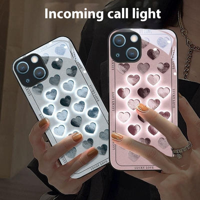 Funda de Celular con Diseño de Corazón Luminoso para Parejas - Image 12