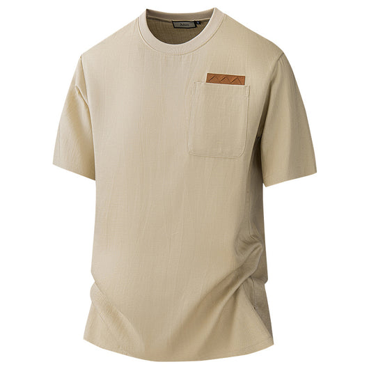 Camiseta Ligera de Lino Ice Silk para Hombre - Image 5