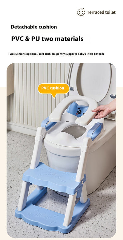Escalera de Baño Infantil con Asiento de Inodoro y Reposapiés - Image 15