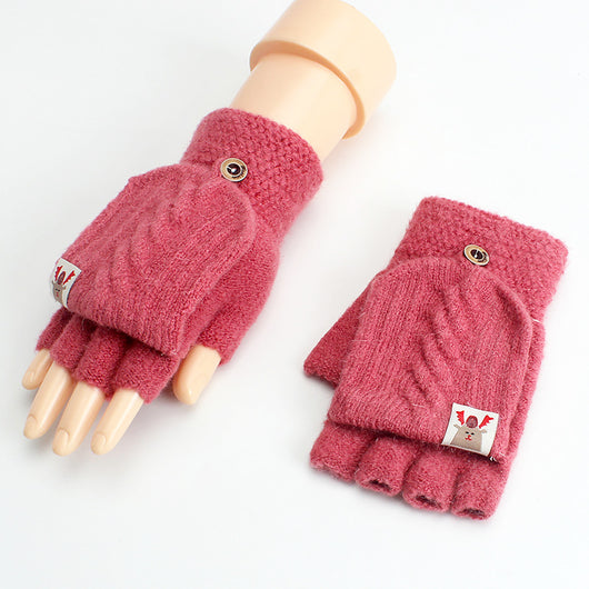 Guantes Tejidos de Lana Fina sin Dedos - Diseño Clásico - Image 7