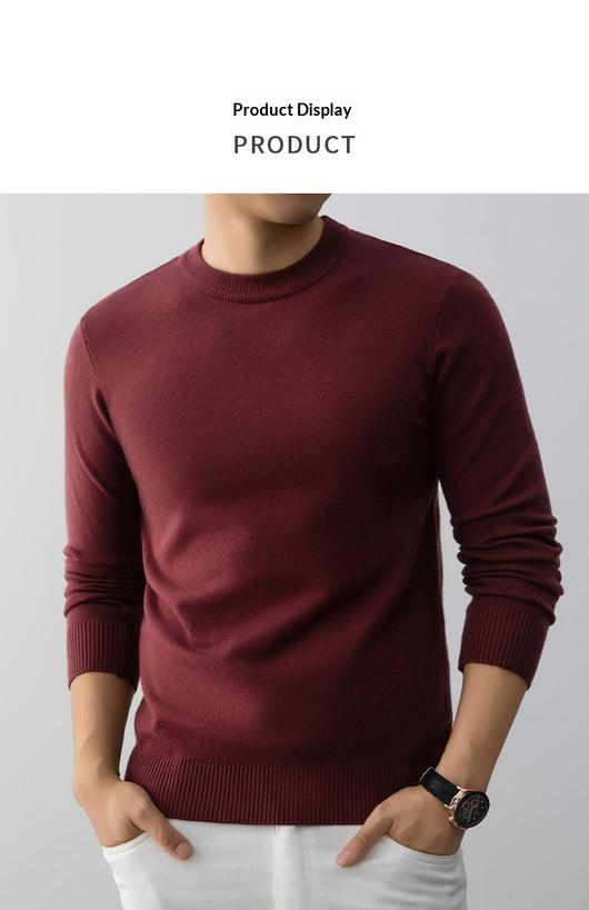 Suéter Minimalista de Cuello Redondo para Hombre - Image 15