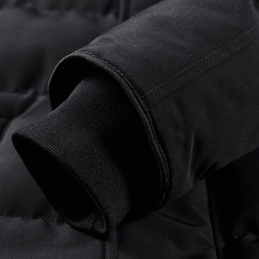 Abrigo Acolchado de Terciopelo Suave para Hombre - Calidez Extrema