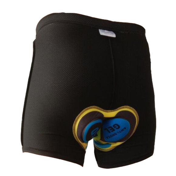 Pantalones Cortos Ciclismo con Diseño Estampado y Forro de Silicona