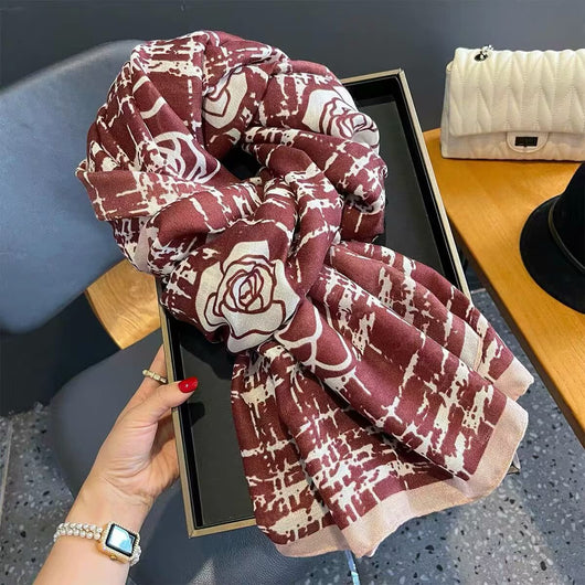 Foulard de Algodón y Lino Ligero - Pareo Sedoso Protección Solar para Playa y Viajes - Image 18