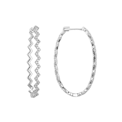 Aretes Geométricos Diamond Wave con Diseño Moderno - Image 12