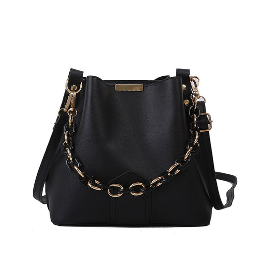 Bolsa Cadena Versátil 3 en 1: Bandolera, Mensajero y Bucket