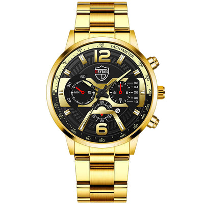 Reloj de Negocios Hombre Acero Inoxidable con Calendario Cuarzo - Image 5