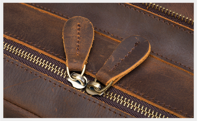 Bolso Bandolera Hombre Cuero Retro Estilo Coreano - Image 9