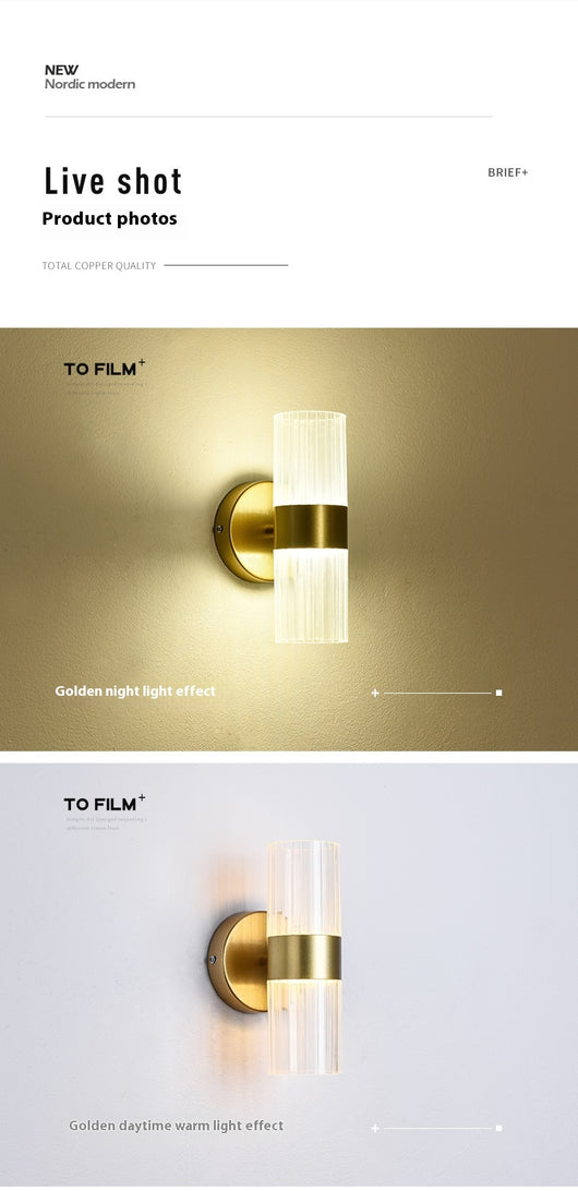 Lámpara LED de Pared Bicolor para Dormitorio y Sala de Estar - Image 8