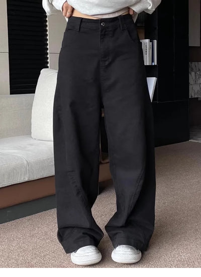 Pantalones Vaqueros Black Machete Retro Cintura Alta Recta para Mujer - Image 9